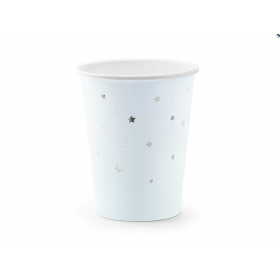 Vienkartinių puodelių rinkinys "Žvaigždės", 260ml (6vnt)