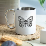 Metalinis puodelis su karabinu, Drugelis