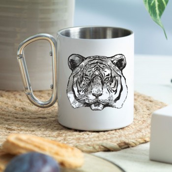 Metalinis puodelis su karabinu, Tigras