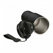 Metalinis termo puodelis su užrašu, Mylimam Seneliui, 550 ml, Juodas Metalinis termo puodelis su užrašu, Mylimam Seneliui, 550 ml, Juodas