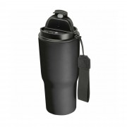 Metalinis termo puodelis su užrašu, Mylimam Seneliui, 550 ml, Juodas Metalinis termo puodelis su užrašu, Mylimam Seneliui, 550 ml, Juodas