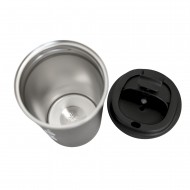 Metalinis termo puodelis su užrašu, Puikus Lyderis Geriausias Bosas, 350 ml