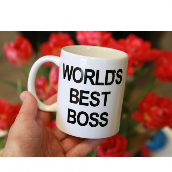 Puodelis "World`s Best BOSS"