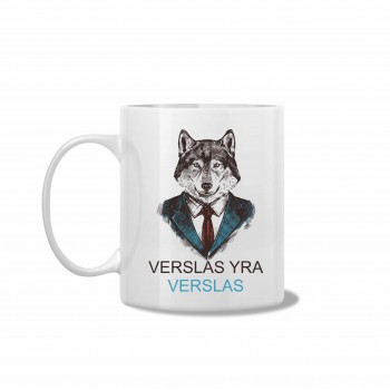 Puodelis su Vilku ir Užrašu, Verslas Yra Verslas, Keramika