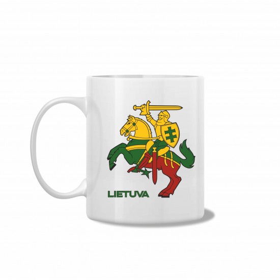 Puodelis, Lietuvos Vytis, Trispalvė, Baltas