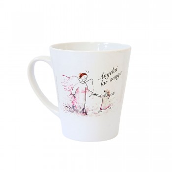 Puodelis "Su paveikslėliu ir užrašu"