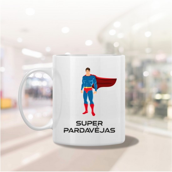 Puodelis "Super pardavėjas"