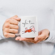 Puodelis su kate "Myliu tave" Puodelis su kate "Myliu tave"