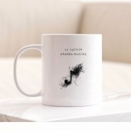 Puodelis "Ir tyloje skamba muzika" Puodelis "Ir tyloje skamba muzika"