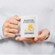 Puodelis su dviračiu "Gyvenimas kaip dviratis"