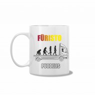 Baltas puodelis "Fūristo puodelis" Baltas puodelis "Fūristo puodelis"