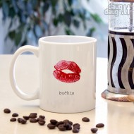 Puodelis  su užrašu, Bučkis, 300 ml