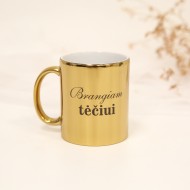 Veidrodinis puodelis "Brangiam tėčiui"