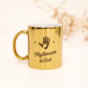 Veidrodinis puodelis "Mylimam tėčiui"