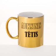 Veidrodinis puodelis "AUKSINIS TĖTIS"