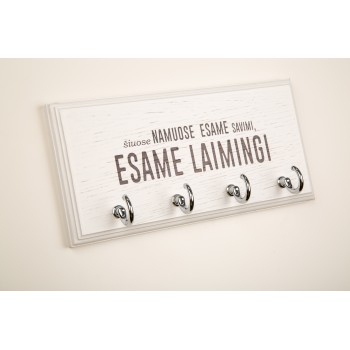 Raktinė - kabykla "Esame laimingi" 