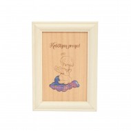 Rėmelis pinigams su angelu "Krikštynų proga"