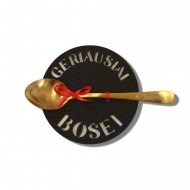 Šaukštelis su padėkliuku puodeliui "Geriausiai BOSEI"