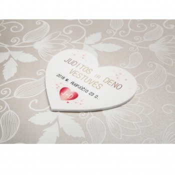 Kvietimas su magnetu "Rezervuokite datą (Save the date)" Nr3