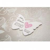 Kvietimas su magnetukas "Drugelis" 