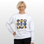 Džemperis su Šiaulių Miesto Jubiliejinių Metų Simbolika ir užrašu, Šiauliai 790, Balti