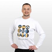 Džemperis su Šiaulių Miesto Jubiliejinių Metų Simbolika ir užrašu, Šiauliai 790, Balti