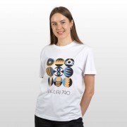 Marškinėliai su Šiaulių Miesto Jubiliejinių Metų Simbolika ir užrašu, Šiauliai 790, Balti