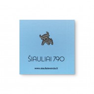 Metalinis Pin Ženklelis, Jautis, Veršis, Šiauliai 790