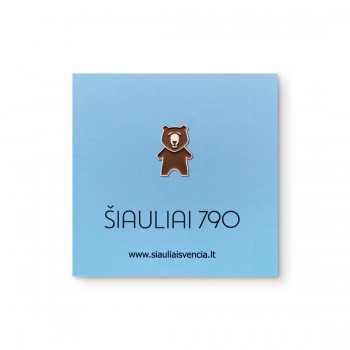 Metalinis Pin Ženklelis, Lokys, Šiauliai 790