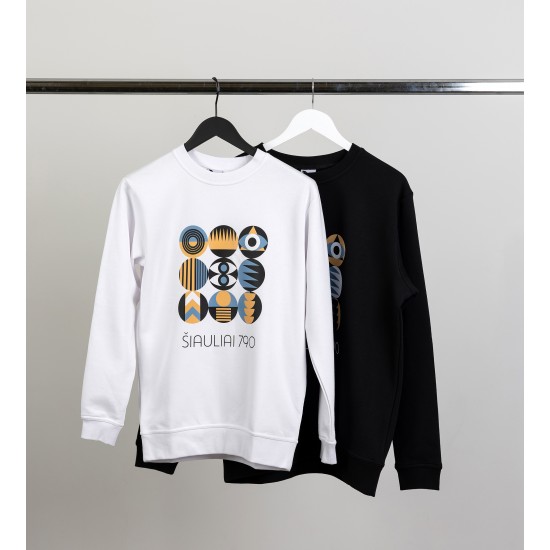 Džemperis su Šiaulių Miesto Jubiliejinių Metų Simbolika, Šiauliai 790, Vaikiškas, Baltas