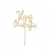 Smeigtukas su užrašu Ilgai ir Laimingai Smeigtukas su užrašu Ilgai ir Laimingai