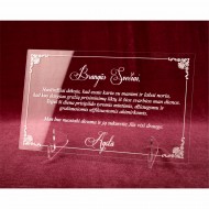 Padėka svečiams 28x17 cm