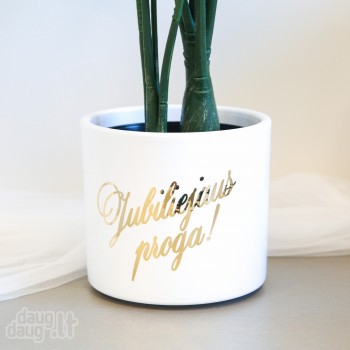 Vazonas gėlėms "Jubiliejaus proga" 