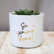 Vazonas gėlėms "Su gimimo diena" 