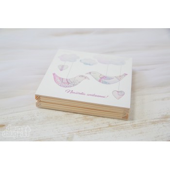 Dėžutė kortelėms, papuošalams "Paukščiai" 2