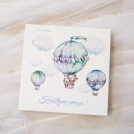 Dėžutė kortelėms, papuošalams "Oro balionai" - 2