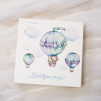 Dėžutė kortelėms, papuošalams "Oro balionai" - 2