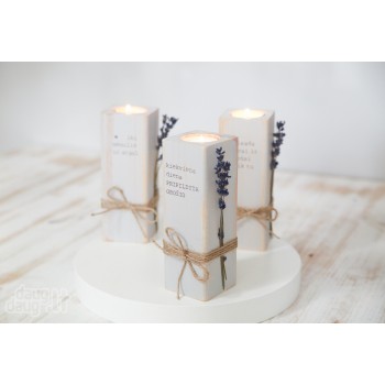 Medinė žvakidė "PRIPILDYTA GROŽIO" Medinė žvakidė "PRIPILDYTA GROŽIO"