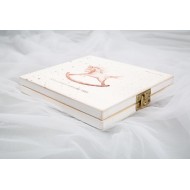 Vokelis pinigams, dėžutė papuošalams dovanoti su užrašu, Didžiuojamės ir Mylime Tave