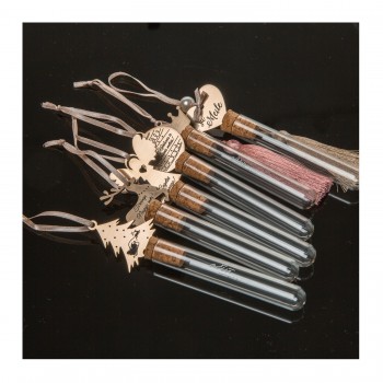 Stiklinis indas mažai dovanai "Laimingų švenčių"