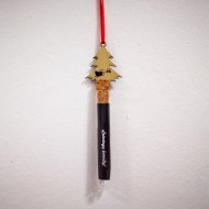 Stiklinis indas mažai dovanai "Laimingų švenčių"