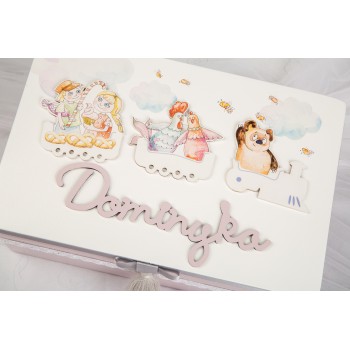 Krikštadėžė - daiktadėžė "Linksmasis trauknukas"-2 Krikštadėžė - daiktadėžė "Linksmasis trauknukas"-2