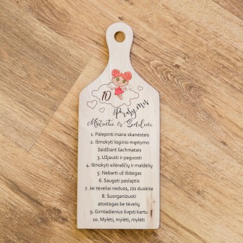 Lentelė "10 prašymų močiutei ir seneliui" Lentelė "10 prašymų močiutei ir seneliui"