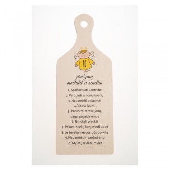 Lentelė "10 prašymų močiutei ir seneliui" Nr2