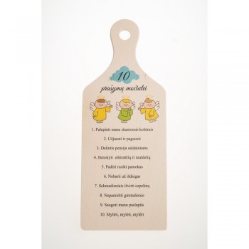 Lentelė "10 prašymų močiutei"