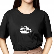 Marškinėliai Bosei su užrašu, Bosė Viską Mato