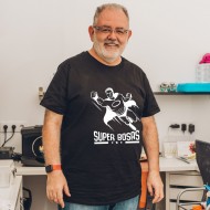 Marškinėliai Bosui su užrašu, Super Bosas