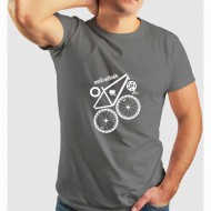 Marškinėliai universalūs NEIŠRADINĖK DVIRAČIO