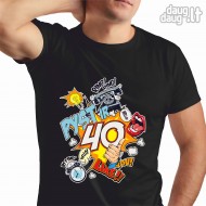 Marškinėliai "Pyst ir 40" 