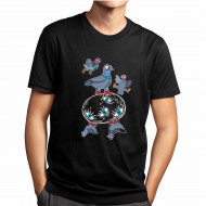 Marškinėliai su Balandžiais ir Bulve